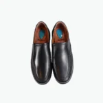 Genuine Leather Orthopedic Black Men's Casual Shoes