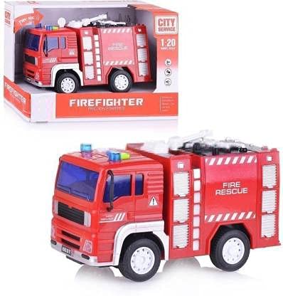 Multicolour Plastic Fire Station