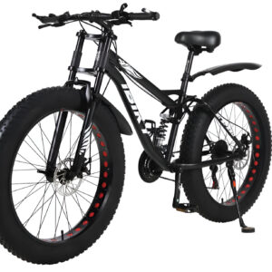 Factory Price 26/29 Inch 21 Speed snow bike Full suspension Fat Tyre bicycle Other Mountain Road Dirty Bike